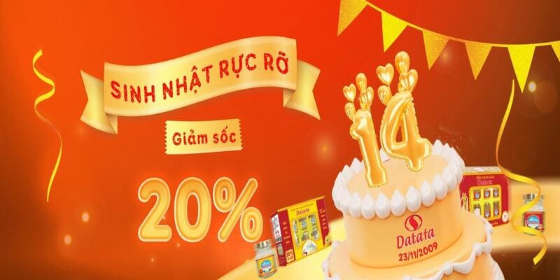 Khuyến mãi sinh nhật
